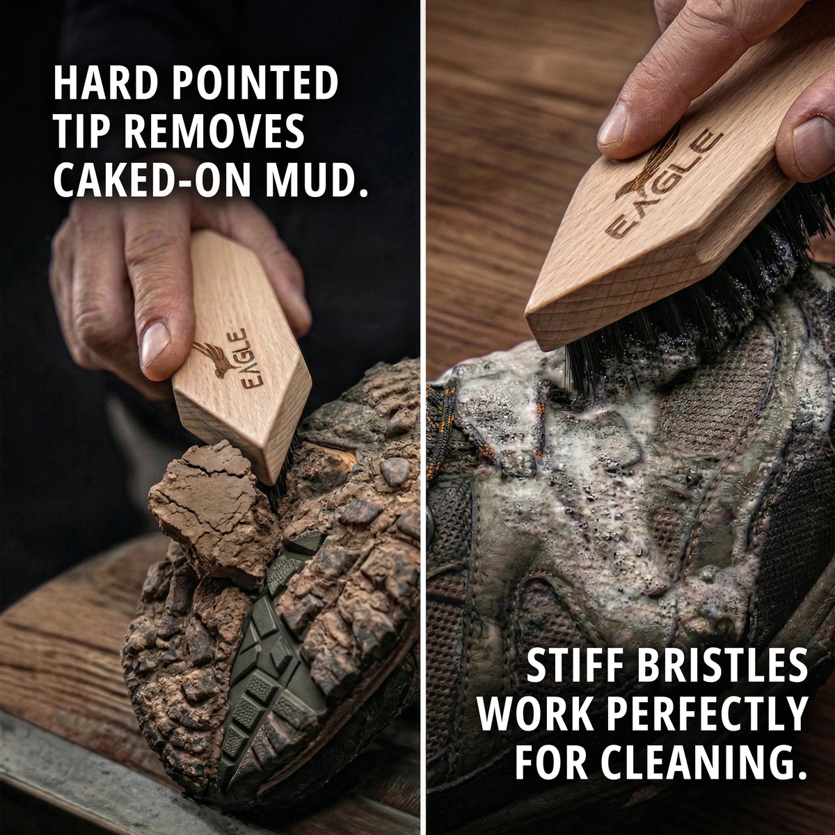 Eagle Heavy-Duty Boot & Cleat Brush