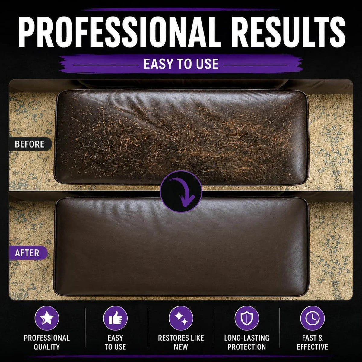 Leather Hero Color Restoration Kit — Dark Brown