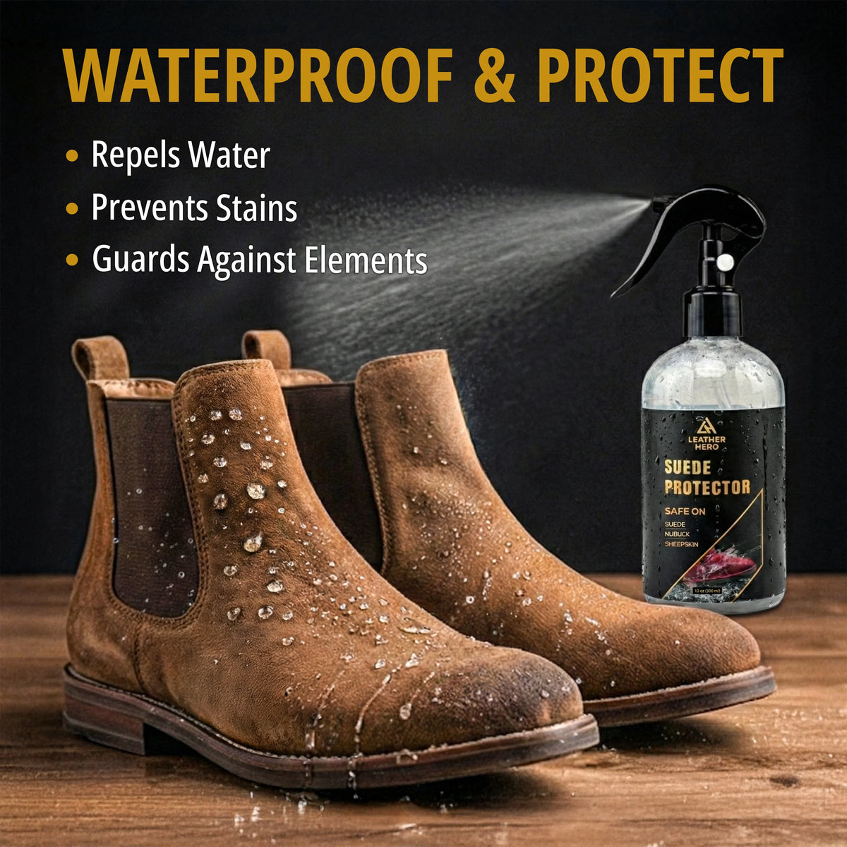 Leather Hero Suede Protector Spray — 10 oz