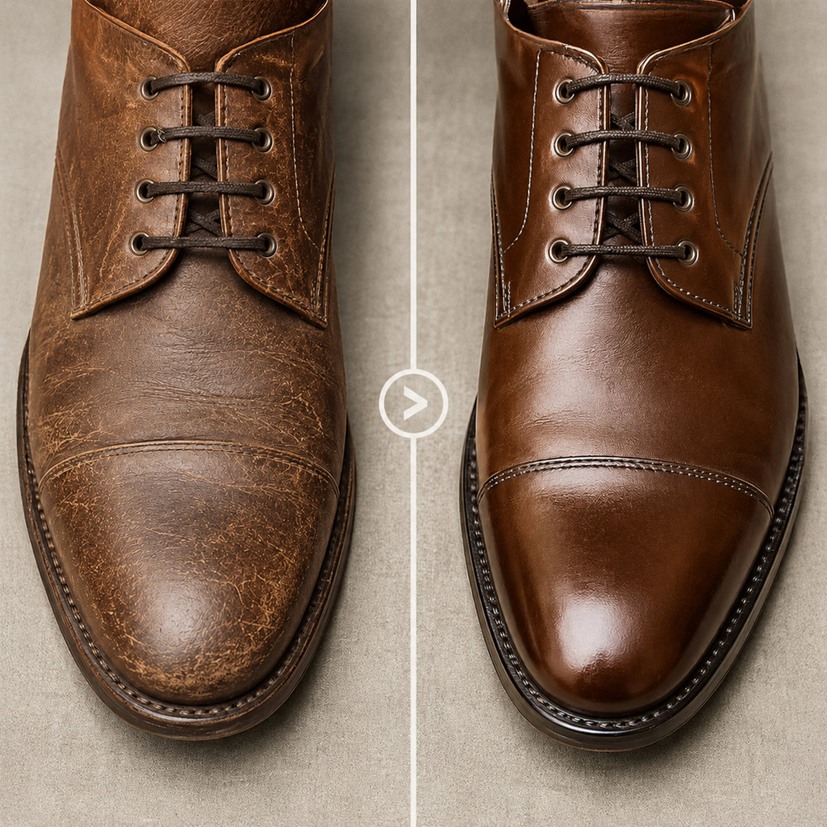 Eagle 5-Piece Shoe Shine Kit - Brown