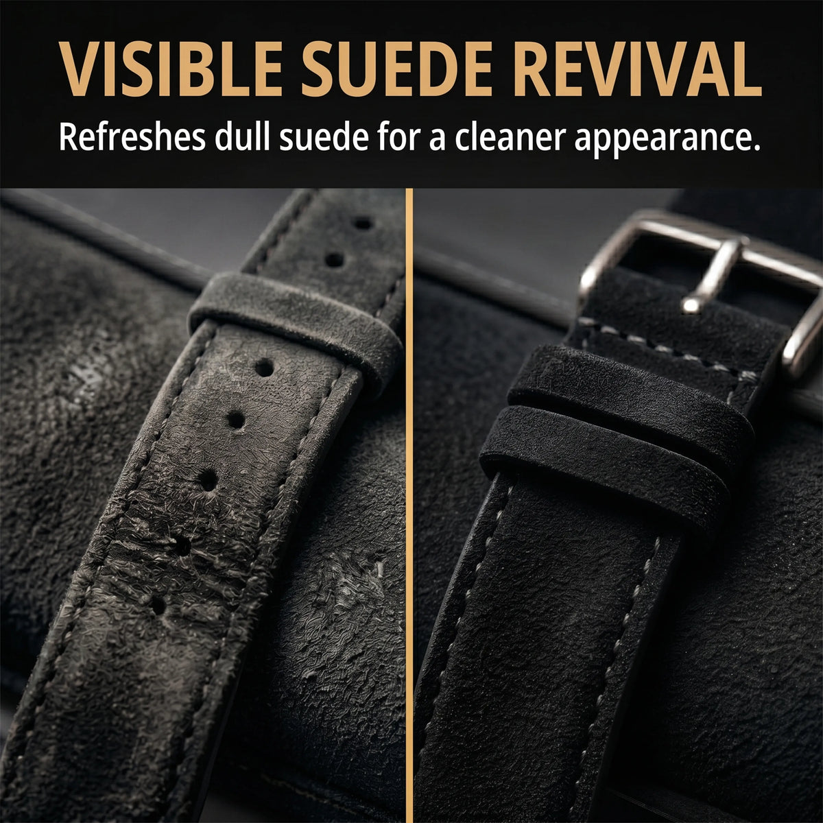 Eagle Suede Renew Color Restorer Spray Kit - Black 250mL