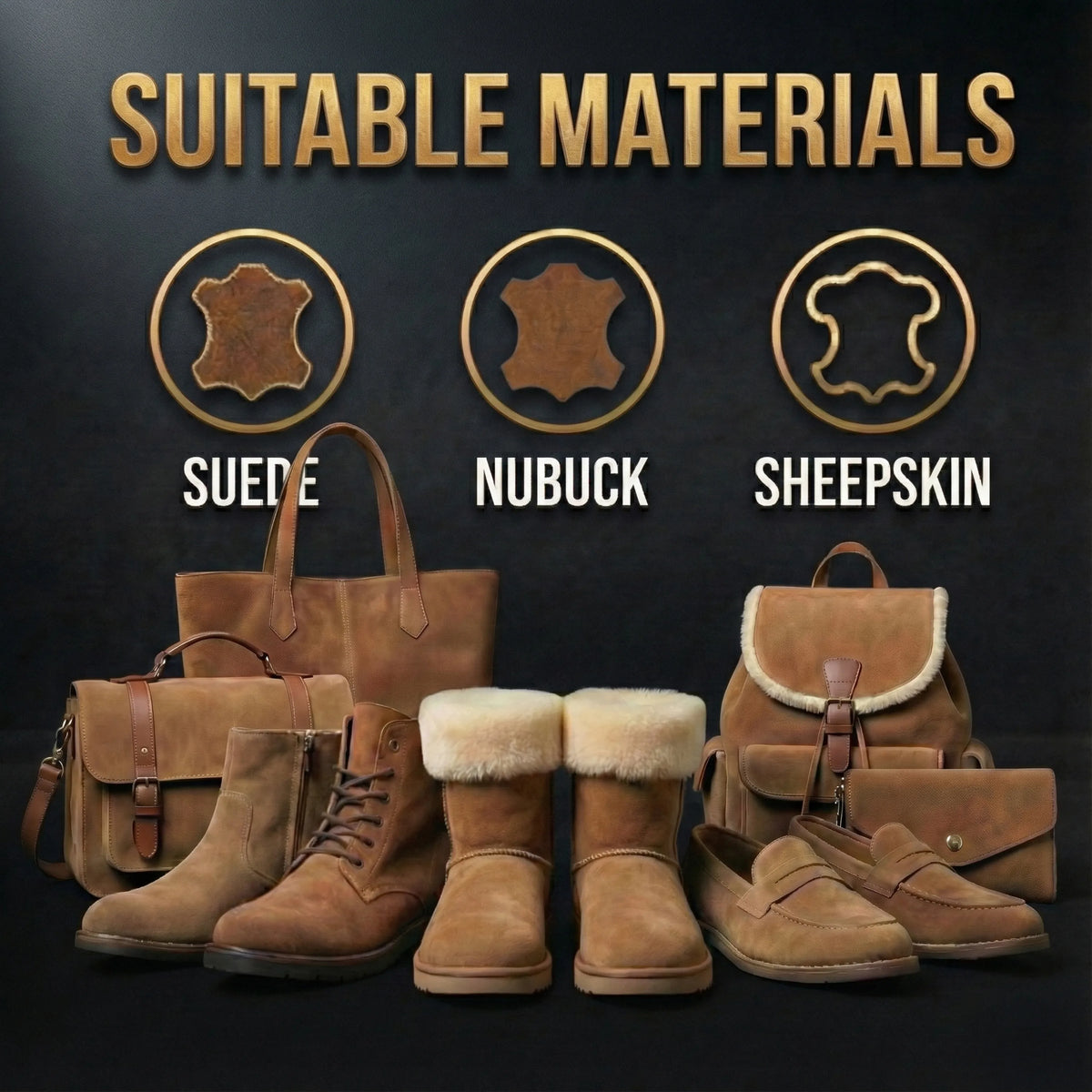 Eagle Suede & Nubuck Cleaning Kit – 5-Piece Set