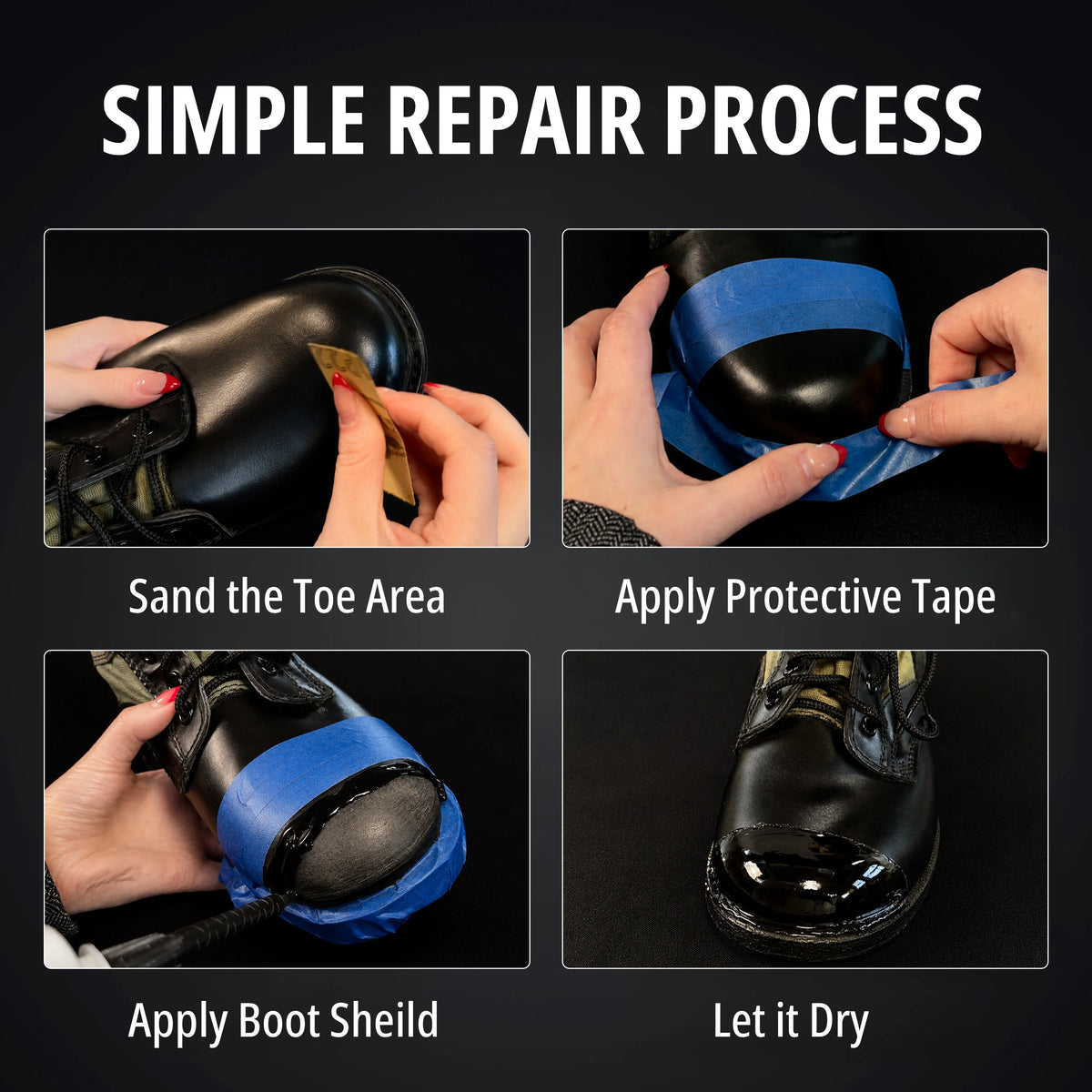 Toe Armor Boot Shield Work Boot Protector