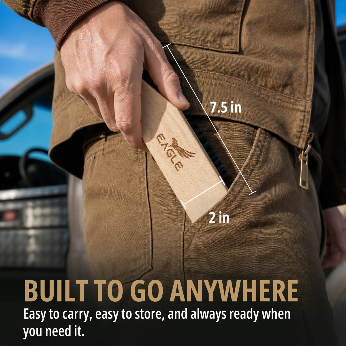 Eagle Heavy-Duty Boot & Cleat Brush