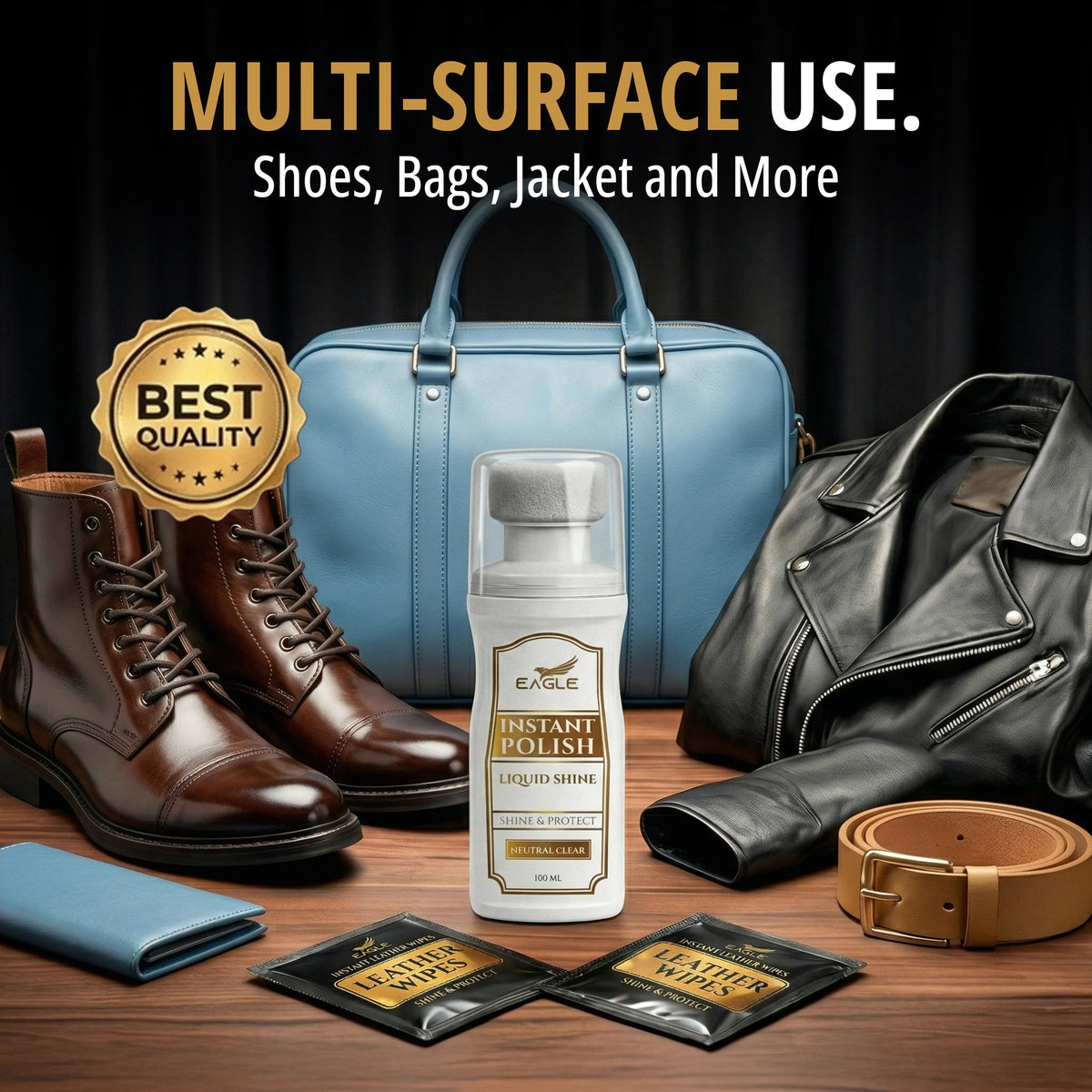 Eagle Instant Liquid Shine Polish Kit - Neutral
