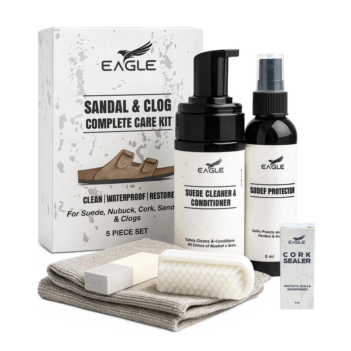 Eagle 6-Piece Sandal & Clog Care Kit