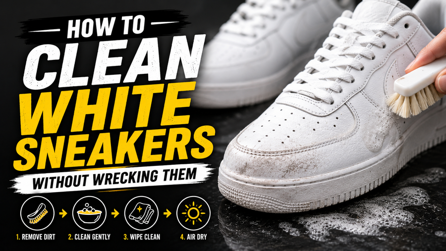 How to Clean White Sneakers Without Wrecking Them