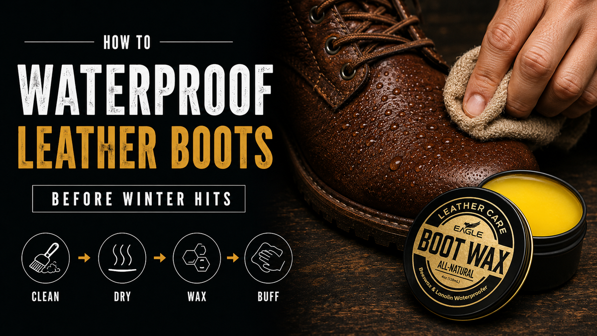 How to Waterproof Leather Boots Before Winter: Wax vs. Spray vs. Oil