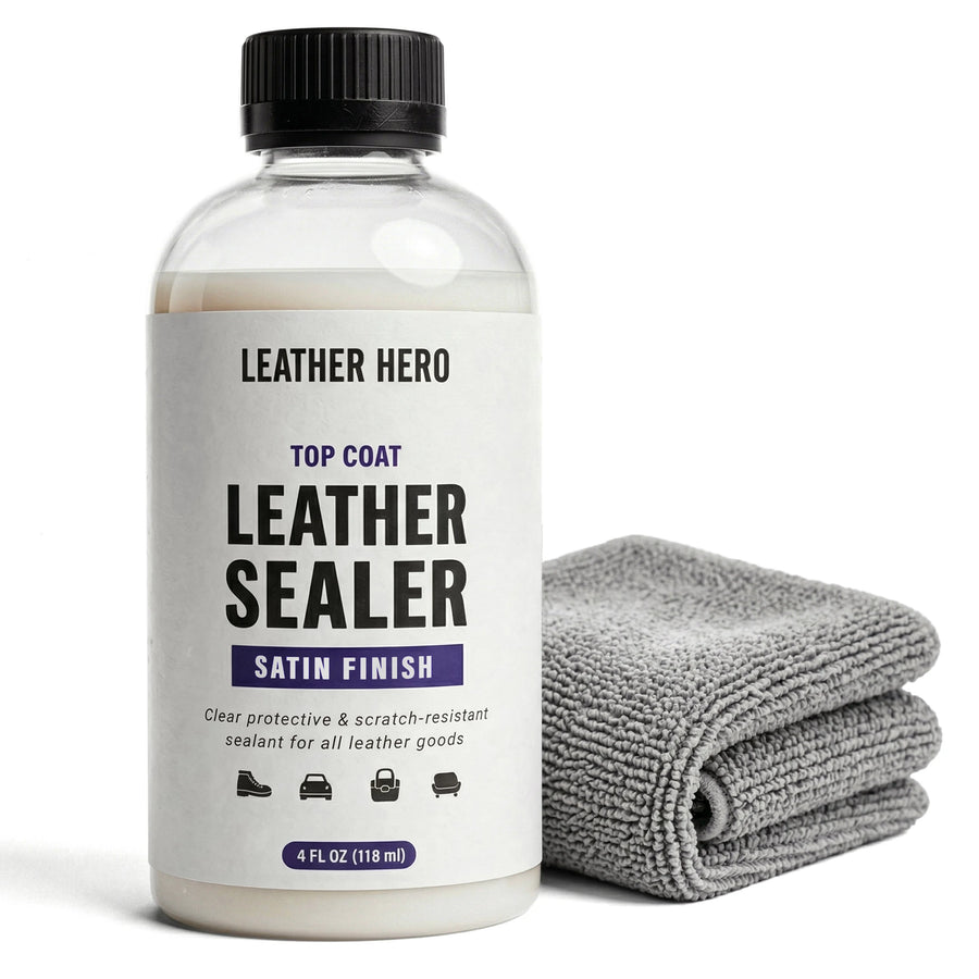 Leather Hero Top Coat Leather Sealant — Satin Finish