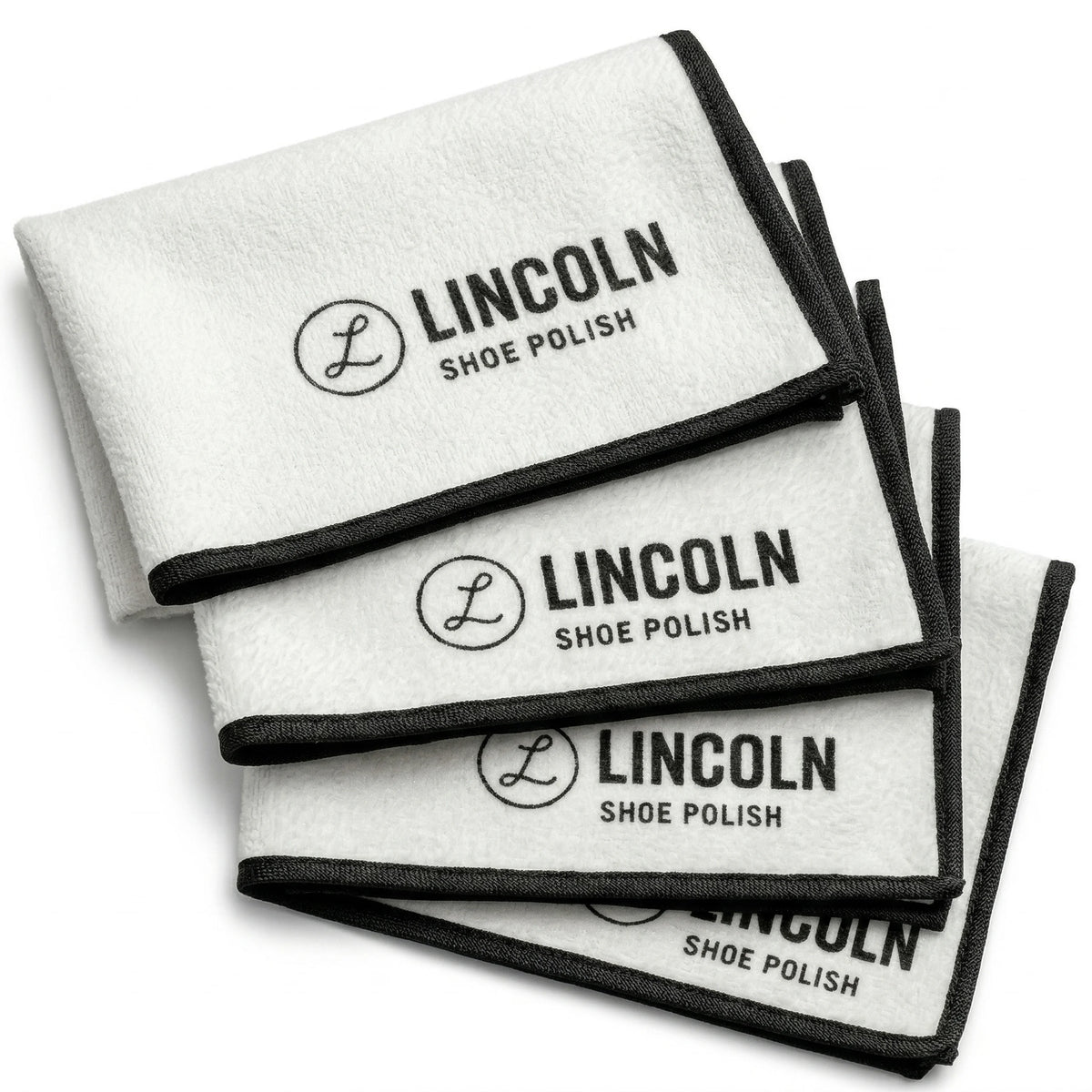Lincoln Shoe Shine Cloths - 4-Pack