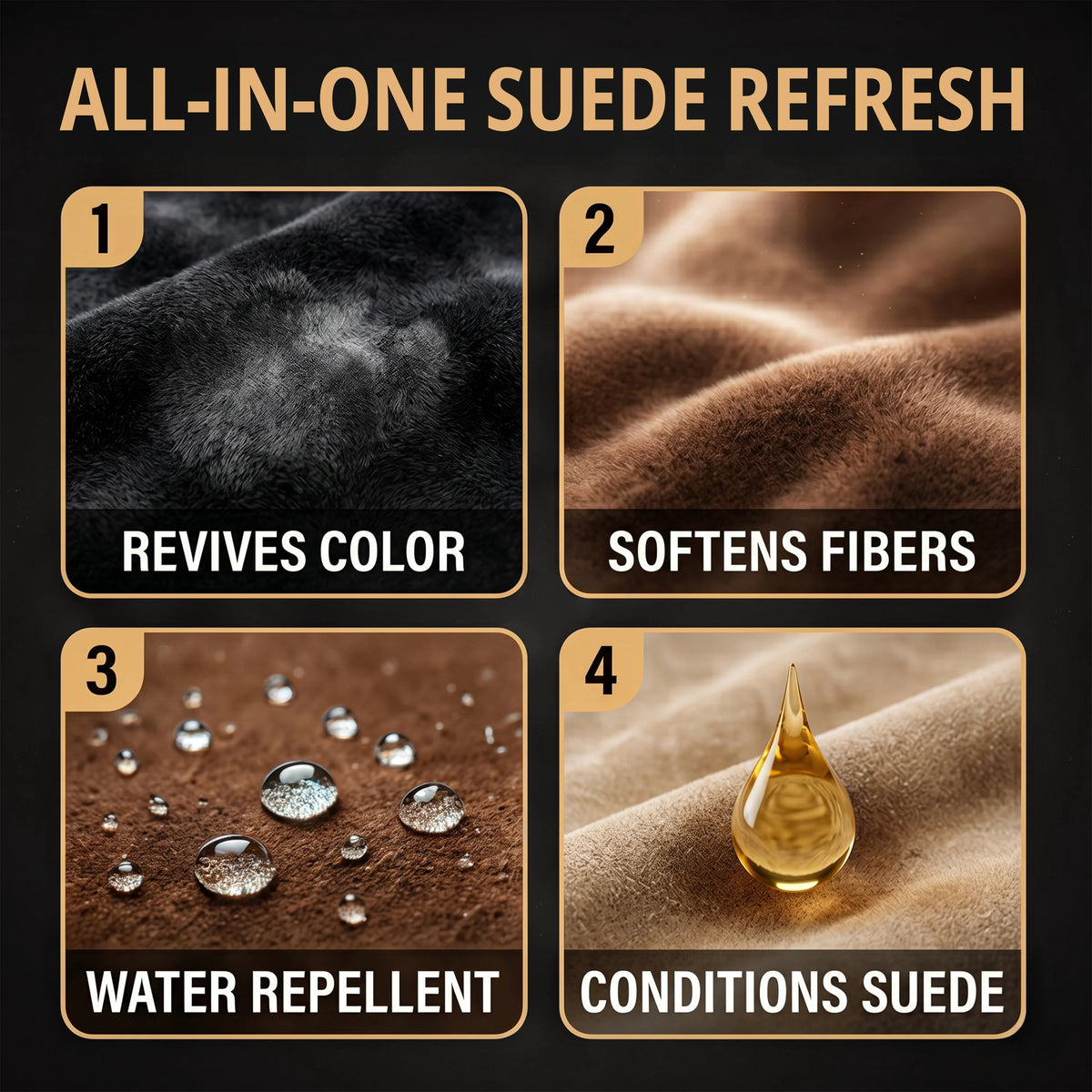 Eagle Suede Renew Color Restorer Spray Kit - Neutral 250mL