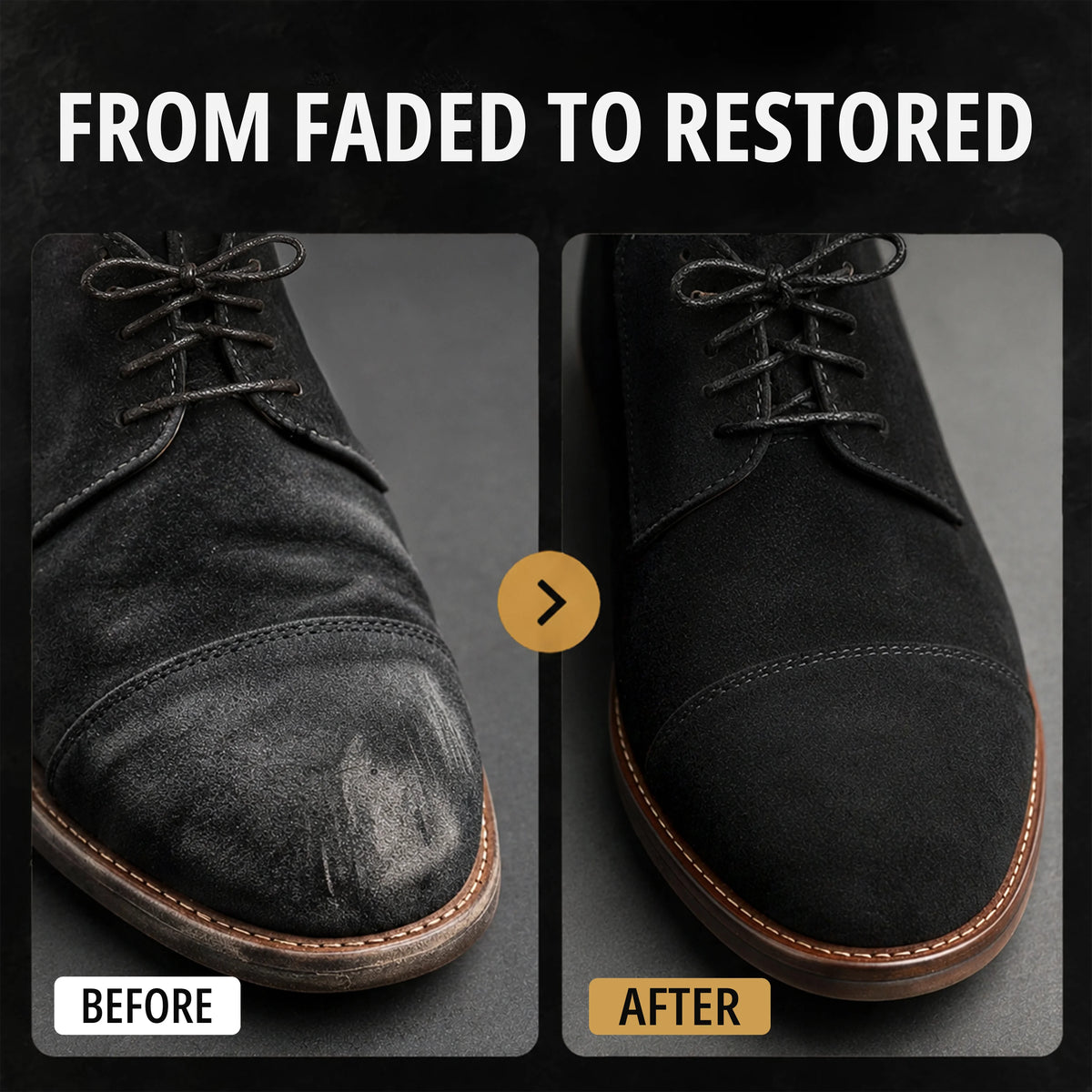Eagle Suede Color Restorer with Built-in Applicator - Black