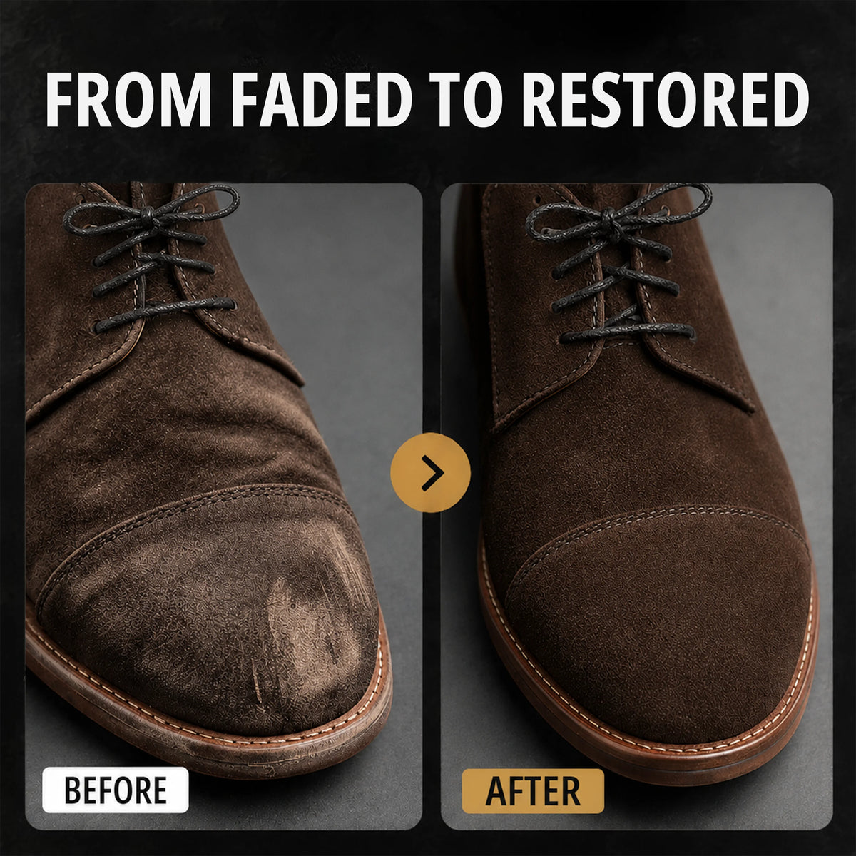 Eagle Suede Color Restorer with Built-in Applicator - Dark Brown
