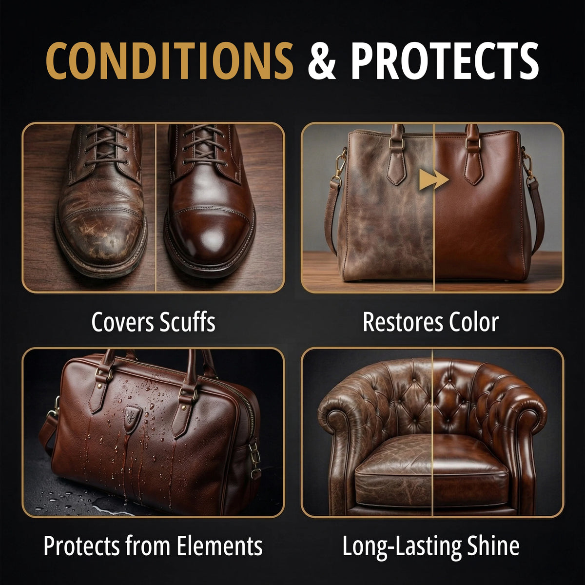 Eagle Instant Liquid Shine Polish Kit - Brown