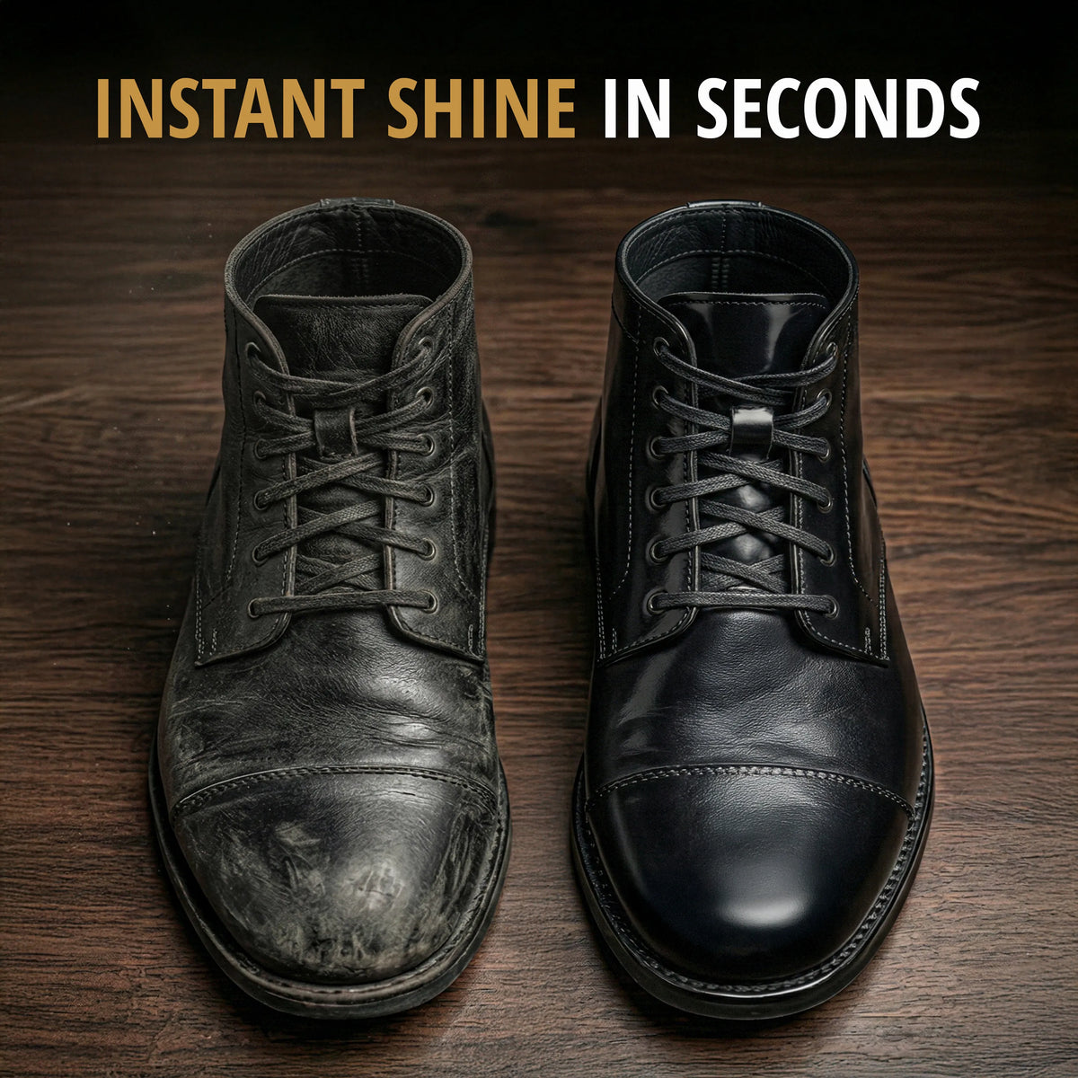 Eagle Instant Liquid Shine Polish Kit - Black