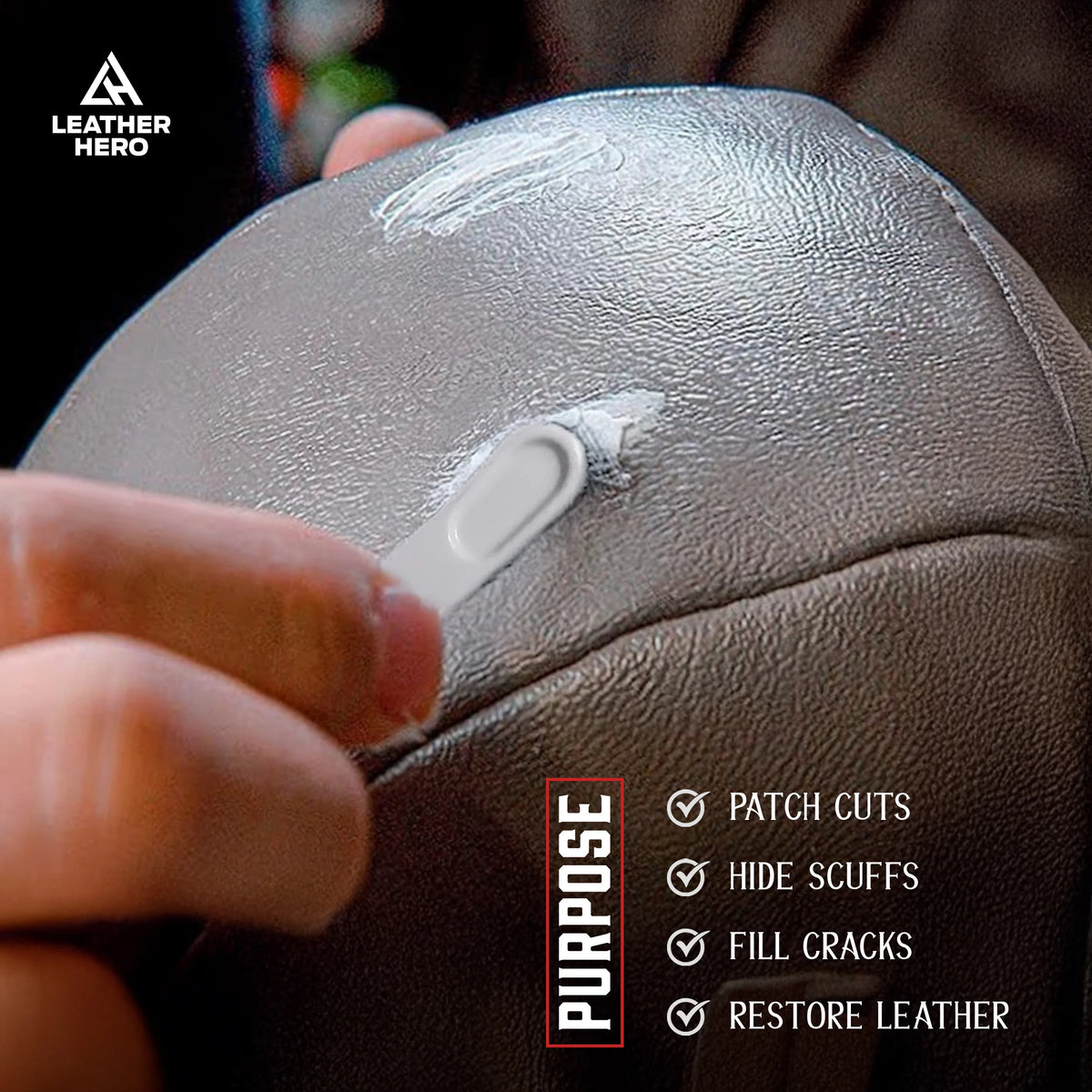 Leather Hero Filler Paste for Leather Repair