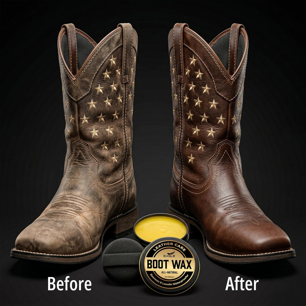 Eagle Boot Wax Waterproofer & Conditioner 4oz