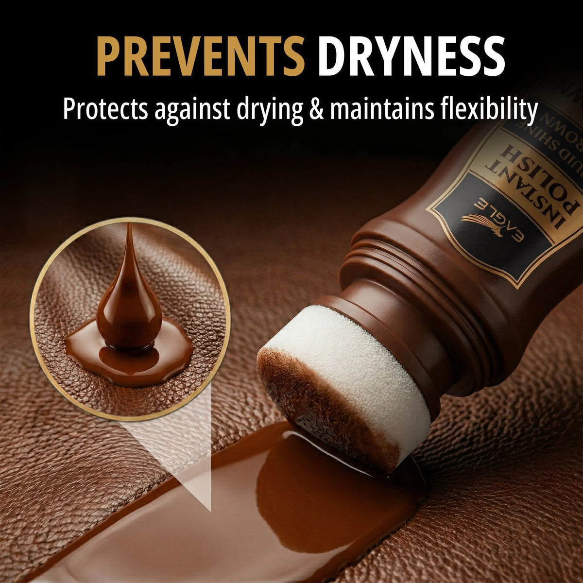 Eagle Instant Liquid Shine Polish Kit - Brown