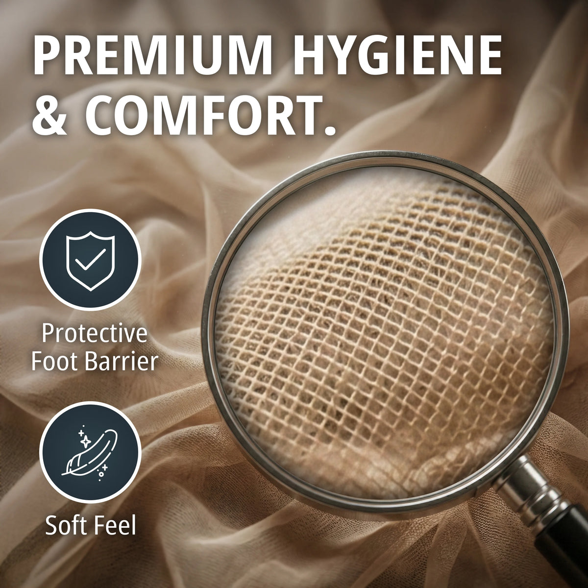 Leather Hero Disposable Foot Socks | 144 Pieces