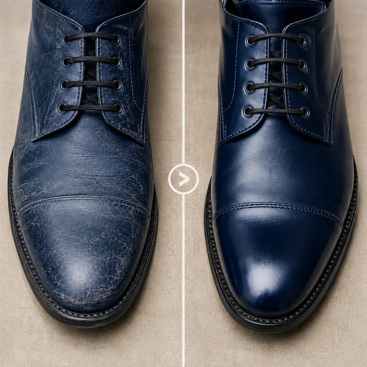Eagle 5-Piece Shoe Shine Kit - Navy Blue