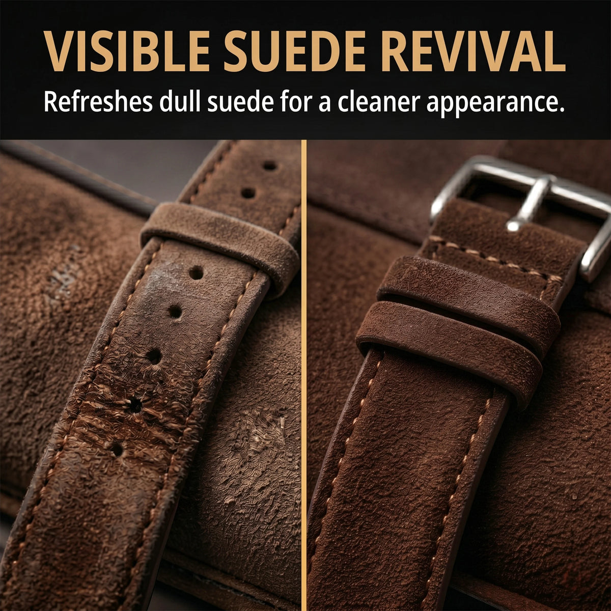 Eagle Suede Renew Color Restorer Spray Kit - Dark Brown 250mL