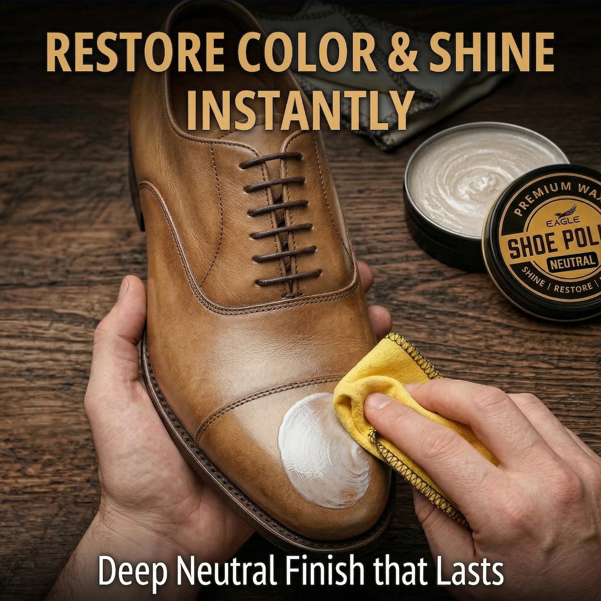 Eagle 3-Piece Shoe Polish Kit - Neutral
