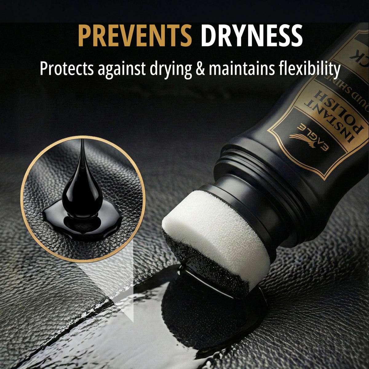 Eagle Instant Liquid Shine Polish Kit - Black