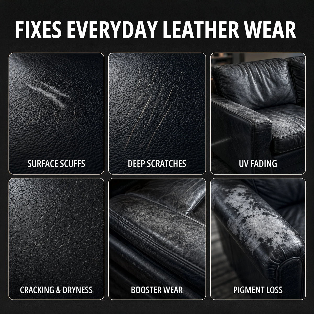 Leather Hero Color Restoration Kit — Black