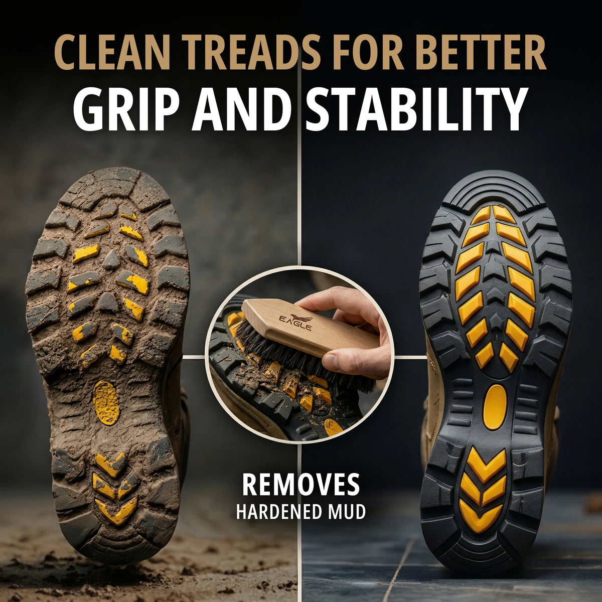Eagle Heavy-Duty Boot & Cleat Brush