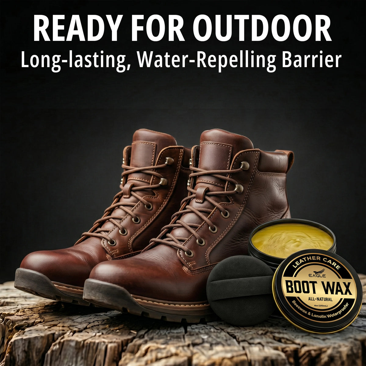 Eagle Boot Wax Waterproofer & Conditioner 4oz