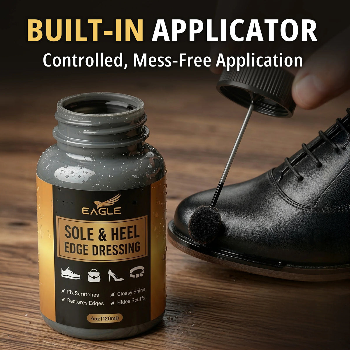 Eagle Sole and Heel Edge Dressing Black