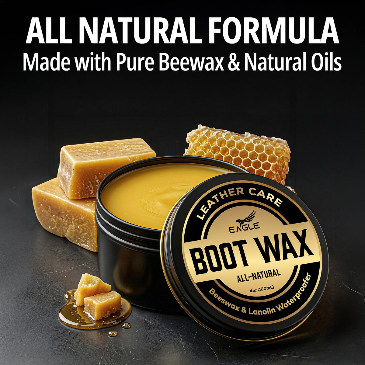 Eagle Boot Wax Waterproofer & Conditioner 4oz