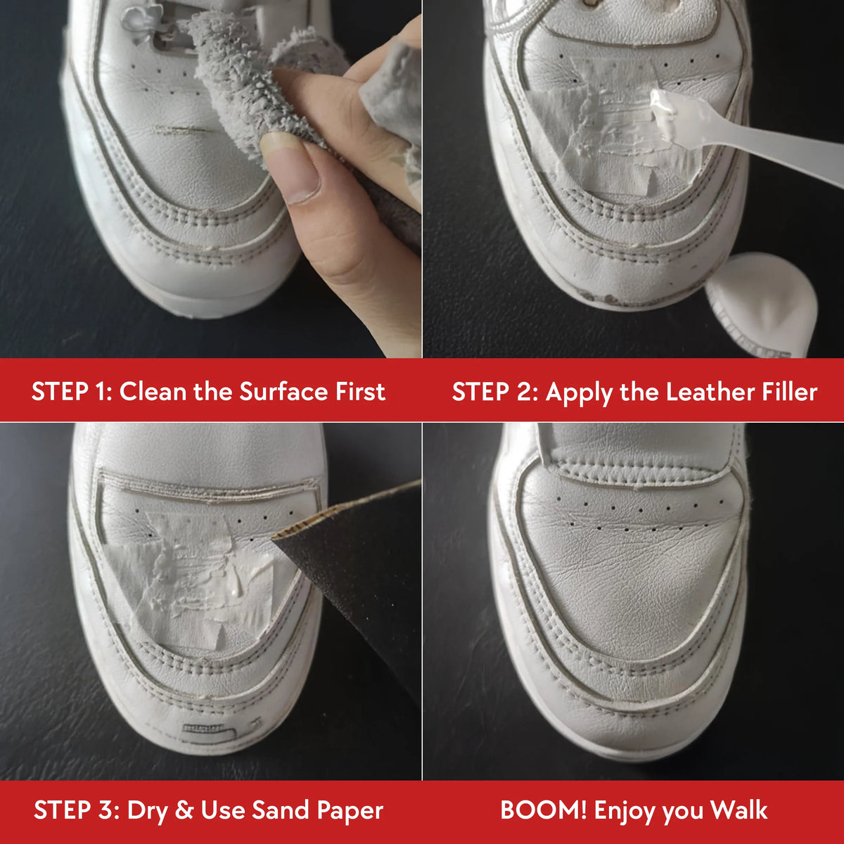 Leather Hero Filler Paste for Leather Repair
