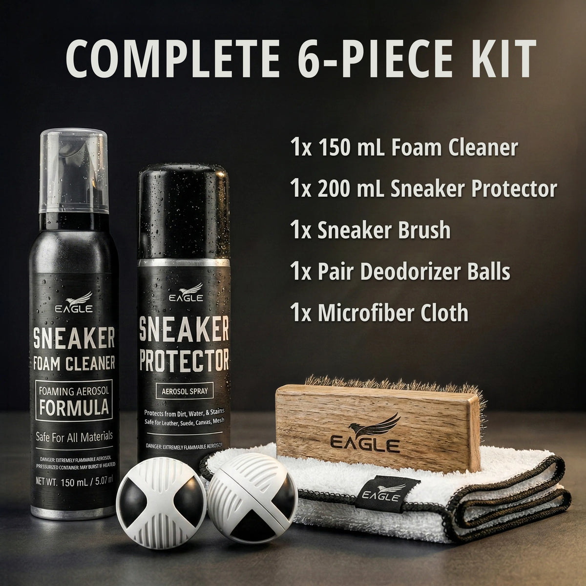 Eagle 6-in-1 Sneaker Cleaning Kit