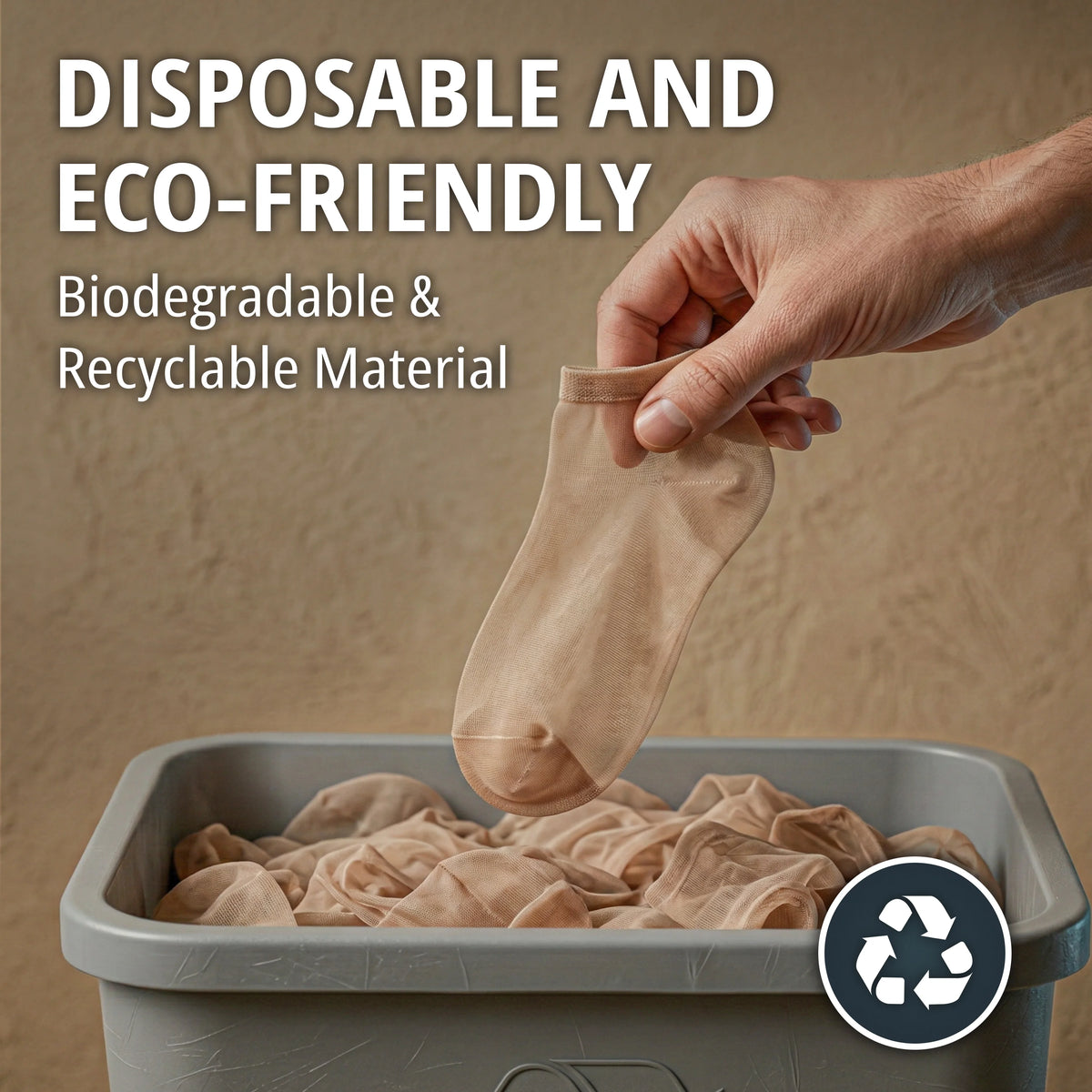 Leather Hero Disposable Foot Socks | 144 Pieces