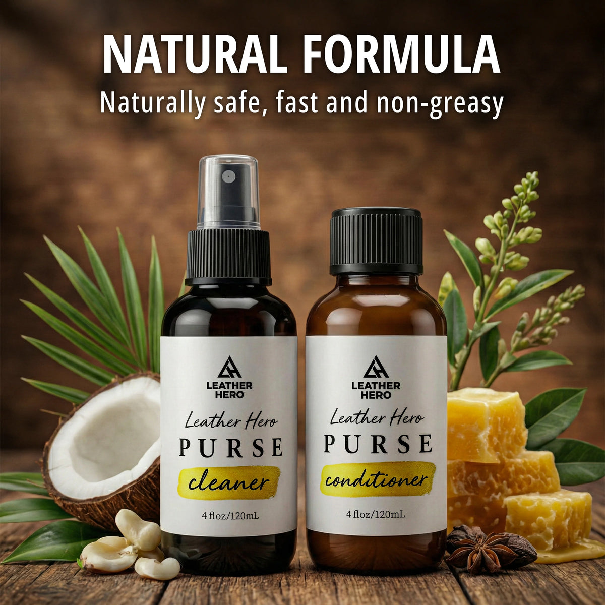 Leather Purse Cleaner & Conditioner Kit