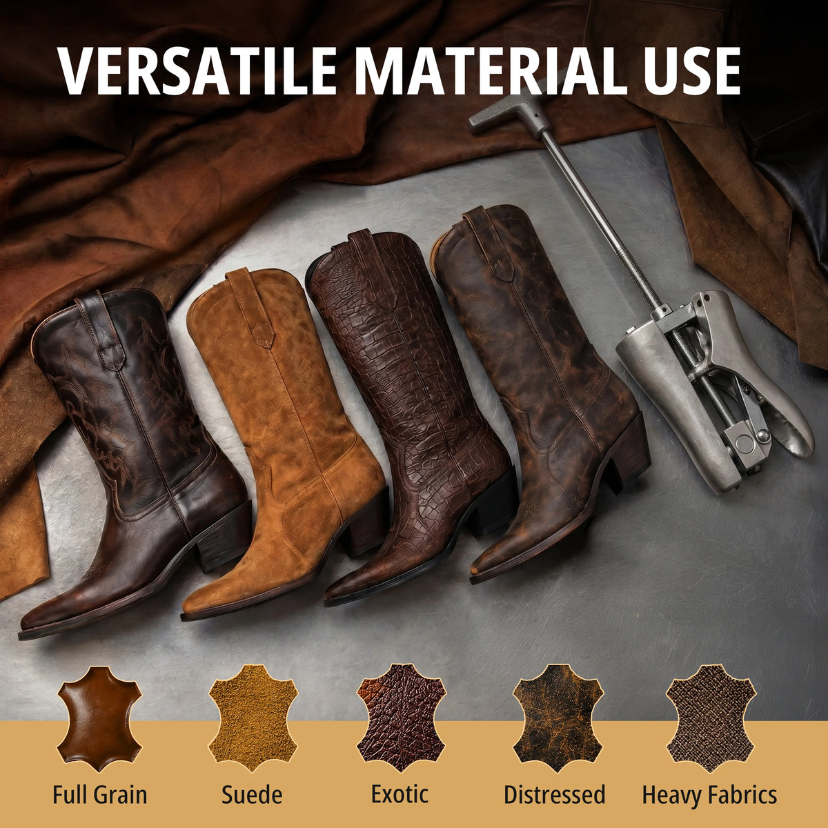 Leather Hero Metal Boot Instep Stretcher & Vamp Raiser