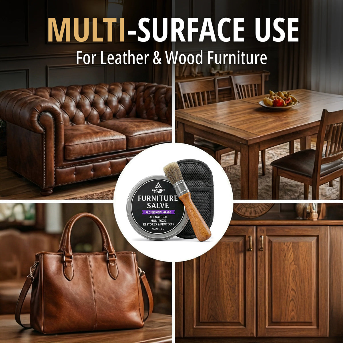 Leather Hero 3-in-1 Furniture Salve