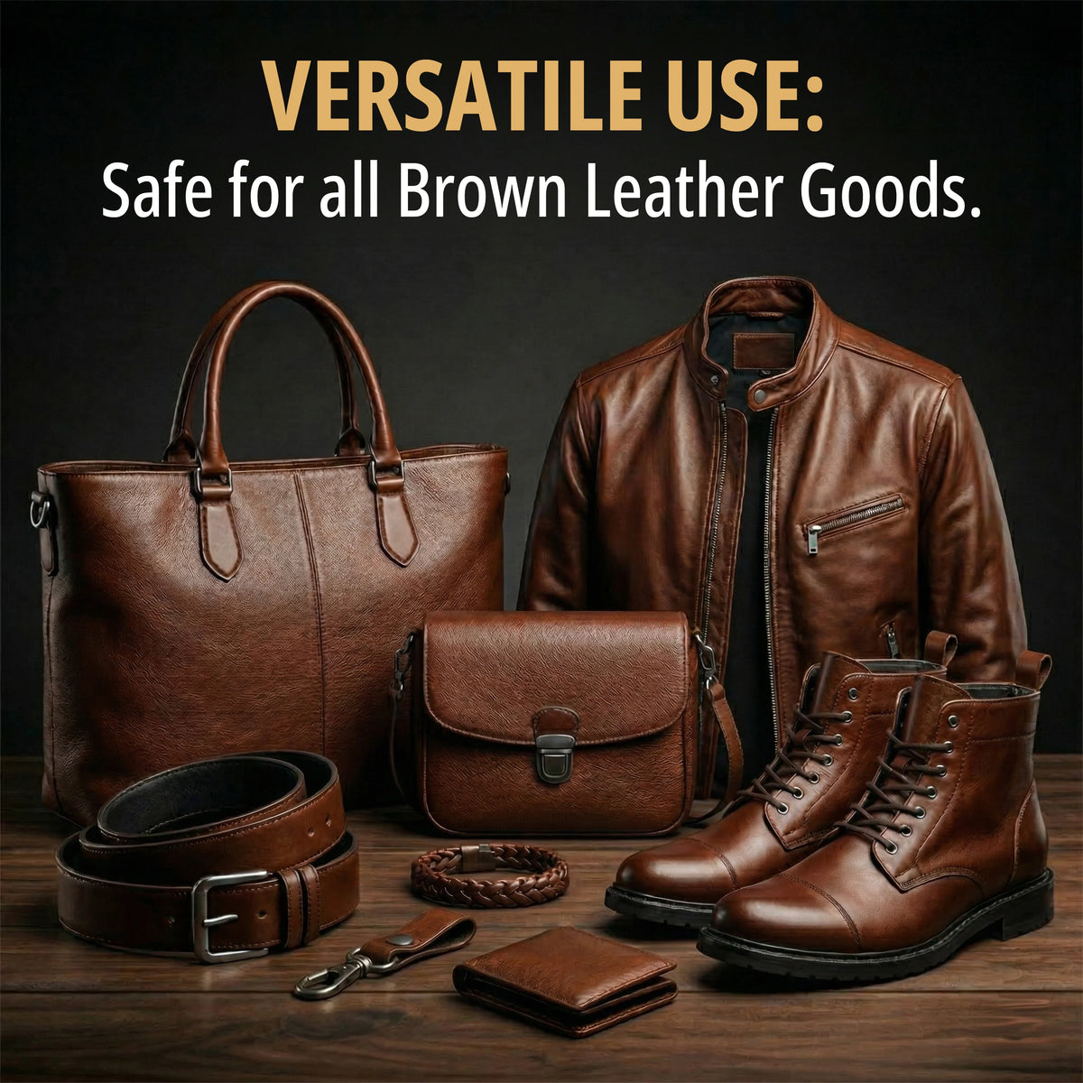 Eagle 3-Piece Shoe Polish Kit - Brown