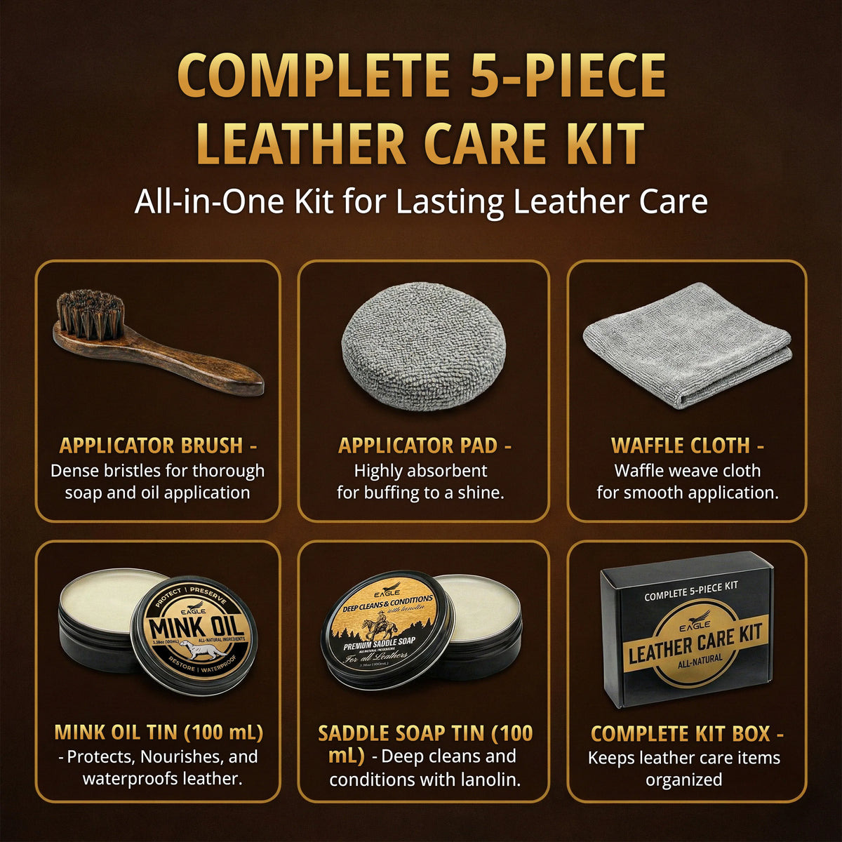 Eagle Leather Boot Care Kit
