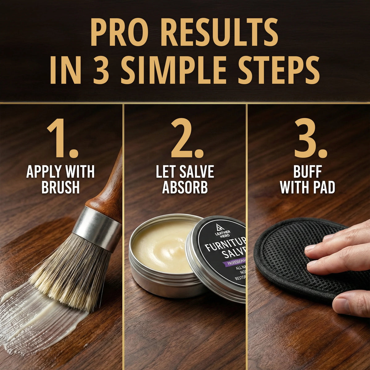 Leather Hero 3-in-1 Furniture Salve