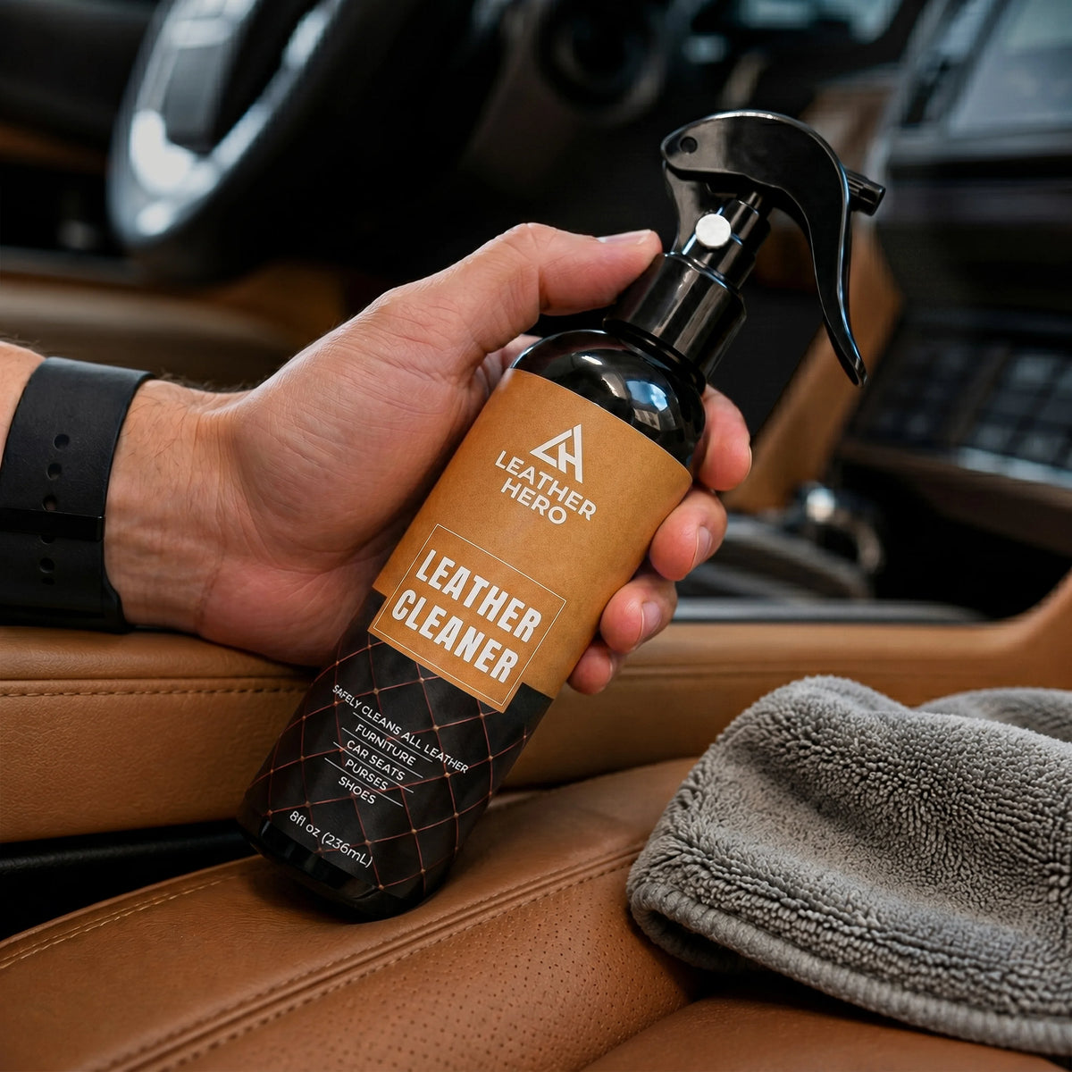 Leather Cleaner and Conditioner Kit – 4-Piece