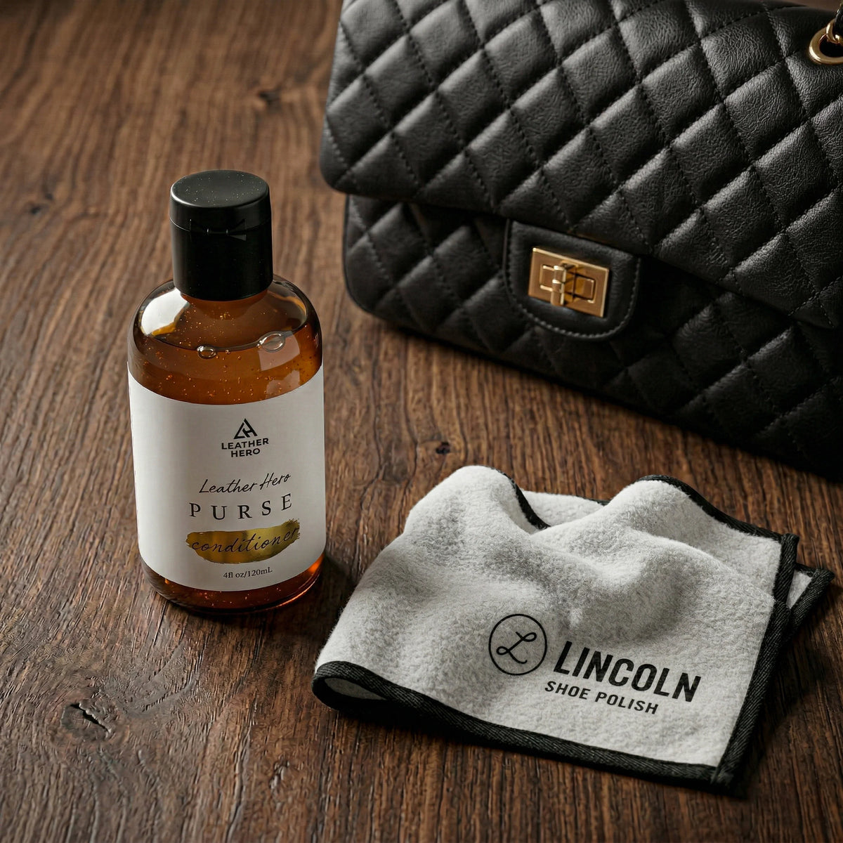 Lincoln Shoe Shine Cloths - 4-Pack