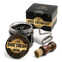 Eagle 3 Piece Shoe Cream Polish Kit - Black