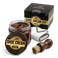 Eagle 3 Piece Shoe Cream Polish Kit - Brown