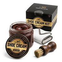 Eagle 3 Piece Shoe Cream Polish Kit - Dark Brown