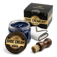 Eagle 3 Piece Shoe Cream Polish Kit - Navy Blue