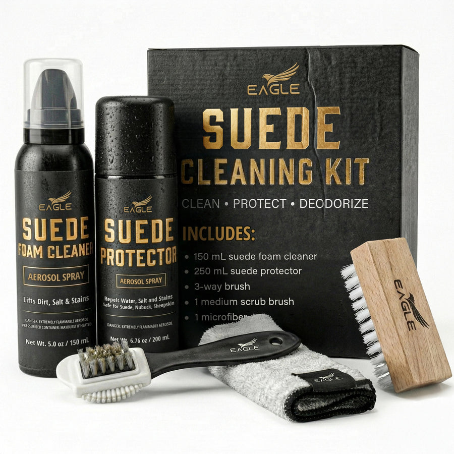 Eagle Suede & Nubuck Cleaning Kit – 5-Piece Set