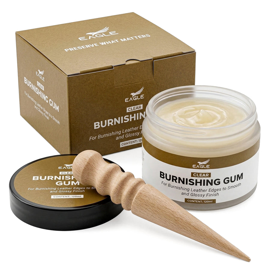 Eagle Leather Burnishing Gum Edge Finish Kit
