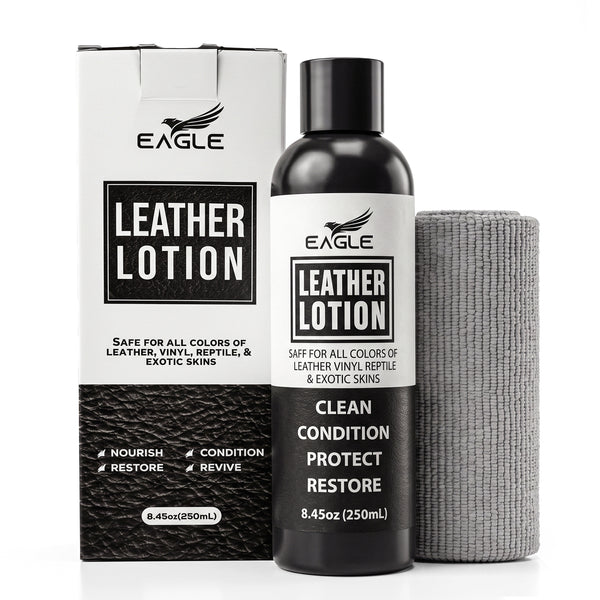 Eagle Leather Jacket Conditioning Lotion with Cloth